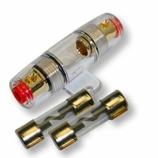 XP Audio XAFU80 80 Amp Inline AGU Fuse Holder Fits 4, 8 10 Gauge Wire