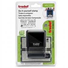 Trodat Printy 4912 Self Inking Stamp Kit DIY Custom Text Stamp New