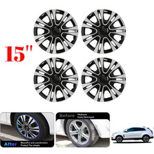 15" Radzierblenden-Set 4X Radkappen Radblenden Abdeckung für R15 Reifen & Stahlf 15" Radzierblenden-Set 4X Radkappen Radblenden Abdeckung für R15 Reifen & Stahlf