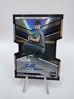2023 Panini Elite Extra Edition - Garrett Baumann - Black Die-Cut AUTO /399
