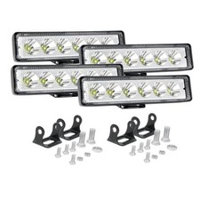 S 6 Inch 15cm 18w Mini Ultra Thin Led Work Light Spot Beam Led Pods 18w 4 Piece