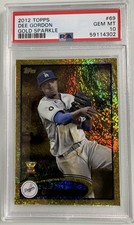 2012 Topps Gold Sparkle Dee Gordon All star  Rookie #69 PSA 10 Gem Mint | POP 1