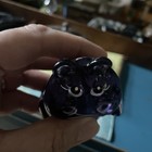 Smiling Fenton Rosemilk Violet Hand Painted House Hippo.  Signed J Powell — photo 6