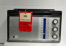 Vintage Coronado Roamer Solid State Speaker AM FM SW Transistor Radio Tested A+