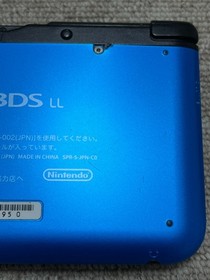 3DS LL XL blue black Japan Nintendo Console Japanese B157