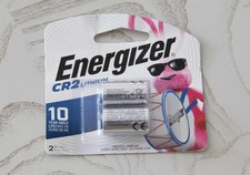 ENERGIZER CR2 3V LITHIUM PHOTO BATTERY 2-PACK - FACTORY SEALED - Exp 2035