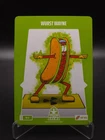 Wurst Wayne 2025 Bo Jackson Battle Arena Alpha Update Hot Dog Card #HD-6