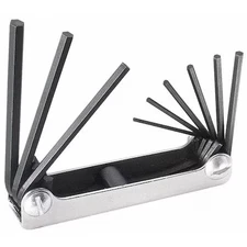Klein Tools 70591 9 Piece Sae Fold-Up Hex Key Set, 70591
