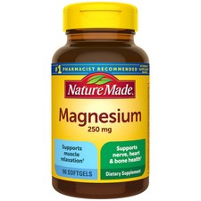 Magnesium 250 mg 90 Liquid Softgels By Nature Made 0.99 per thousand milligrams