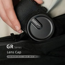 Aluminum Alloy Lens Cover Camera Lens Cap For Ricoh GR4 GRIV GR3 GR2 GR Black