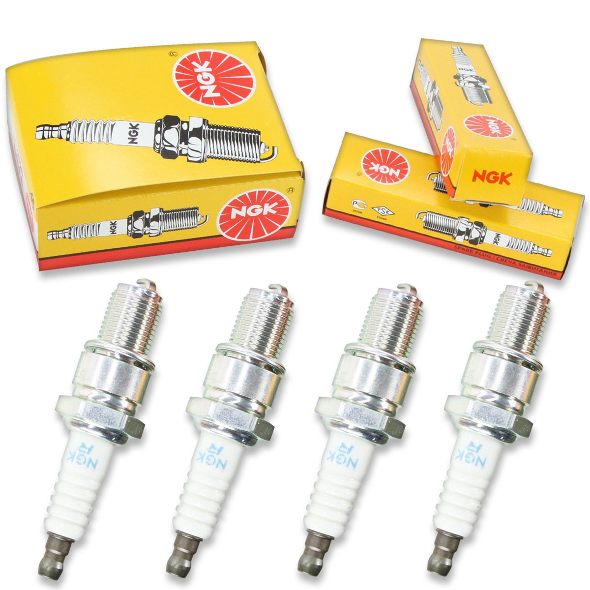 4pcs 1997 Kawasaki Jet-Ski STX JT1100-A NGK Standard Spark Plugs 1100 Kit ax