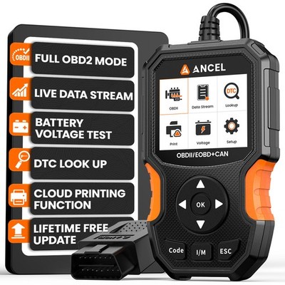 Full OBD2 Function Scanner Code Reader Diagnostic Scan Tool Check Engine Fault