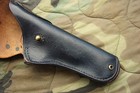 WWII 1944 Boyt US Army M1916 1911 .45 Holster Black over Brown Re-issue — photo 3