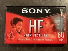SONY HF High Fidelity Audio Cassette Tape 60 Minutes - New