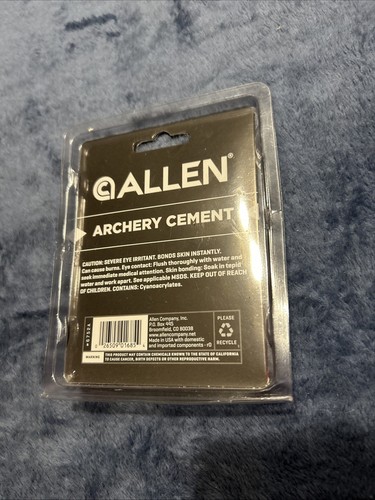 Allen Archery Cement 2 pack #6752A for Vanes, Nocks & Inserts sets in minutes 1A - Picture 4 of 4