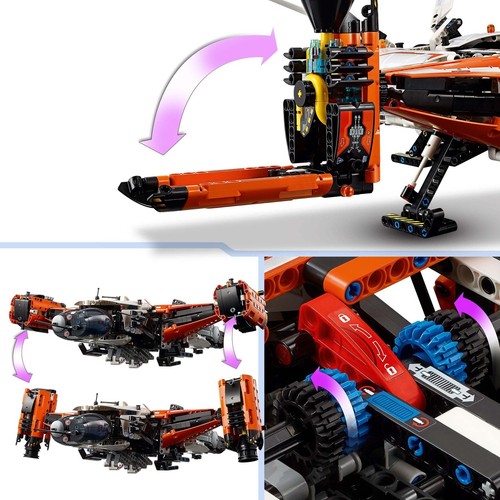 LEGO technic 42181 Astronave Heavy Cargo VTOL LT81 - Foto 7 di 22