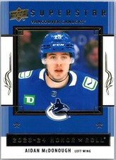 Aidan McDonough 2023-24 Upper Deck Honor Roll Vancouver Canucks #HR53