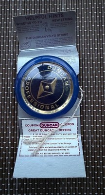 Original DUNCAN Yo-Yo U.S.A. 1978 Spielzeug Yo Yo blau Vintage NEU