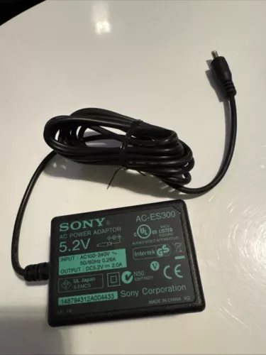 Genuine Sony AC Charger for All Sony eBook Digital Book Reader, AC-S5220E, 5.2v