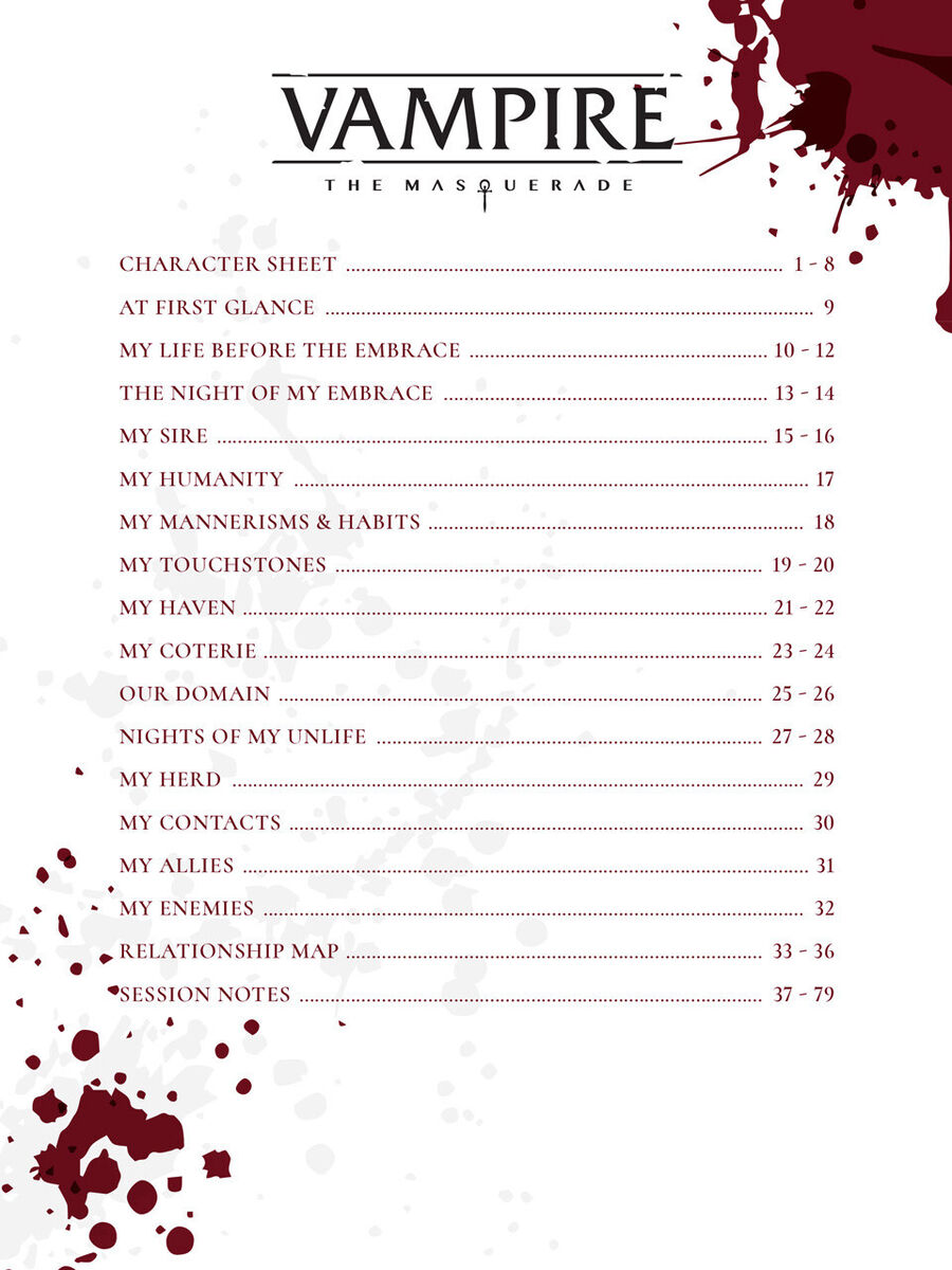 Vampire: The Masquerade 5th Edition Roleplaying Game Expanded