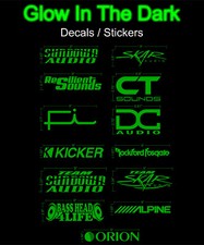 Glow In The Dark Car Audio Vinyl Decal Sticker Car Bumper Sub Box Window More Glow In The Dark Car Audio Vinyl Decal Sticker Car Bumper Sub Box Window More