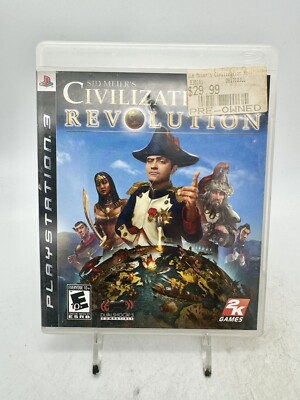 Sid Meier's Civilization Revolution Sony Playstation 3 PS3 CIB & Tested