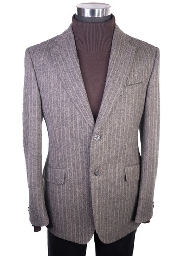 BANANA REPUBLIC Blazer Sport Coat 2 Button Casual Jacket Herringbone 40S Wool - Picture 3 of 15