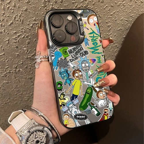 Rick and Morty Cartoon Phone Case For iPhone 11 12 13 1415Pro Max Mobile Cover - Zdjęcie 3 z 9