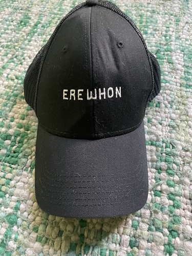 EREWHON Spell Out Mesh Mitarbeiter Trucker Mütze schwarz weiß UNISEX Einheitsgröße