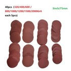 40-tlg Schleifpapier Set 320/400/600/800/1000/1200/1500/2000 K?rnung Satz