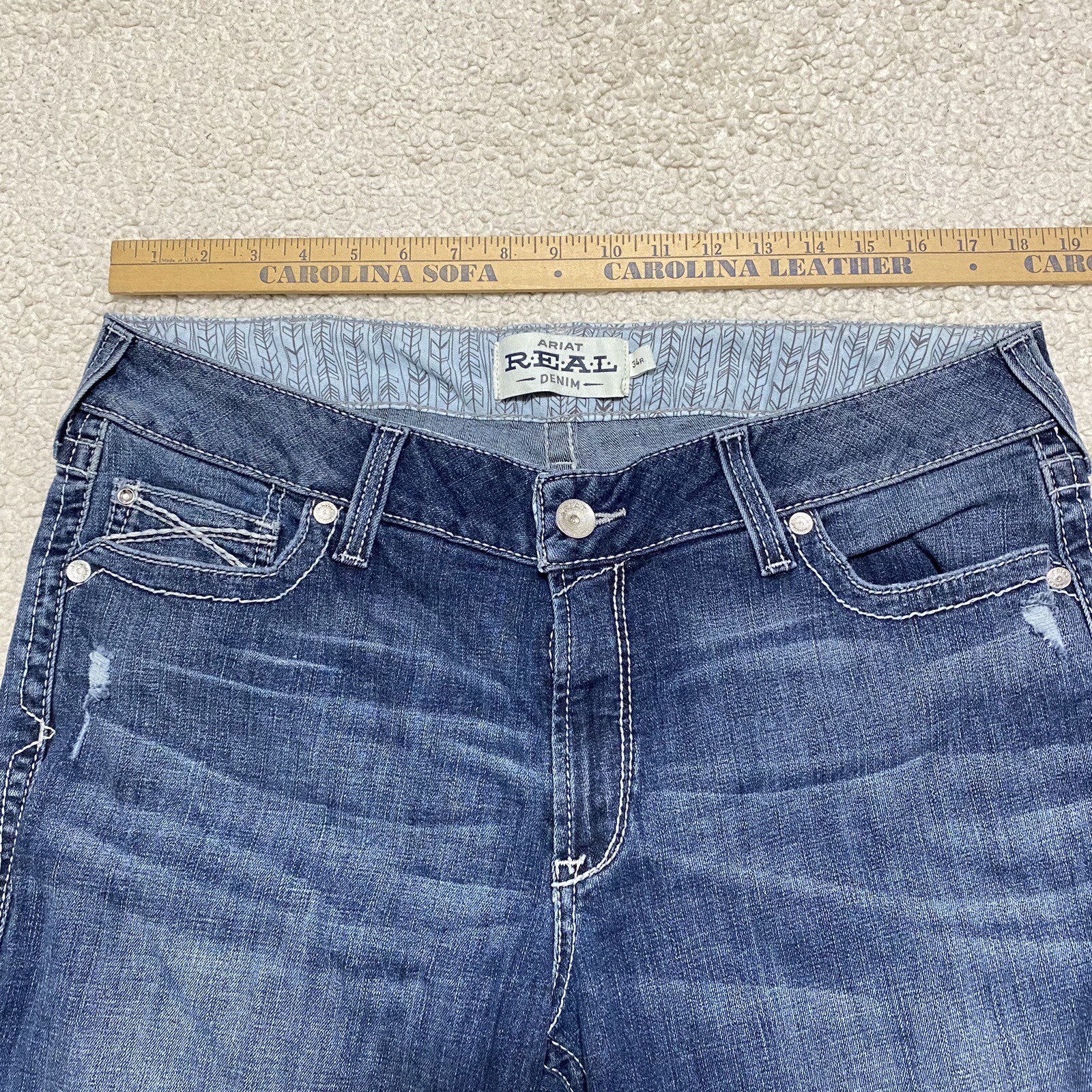 Ariat Gianna Arrow Fit Stackable Straight Leg Jea… - image 13