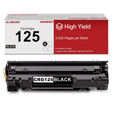 1PK C125 BK Toner cartridge Compatible for Canon 125 imageCLASS MF-3010 Printer