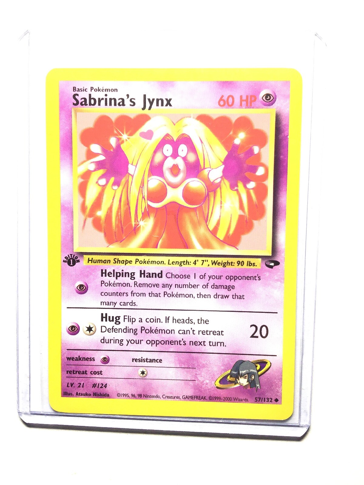 SABRINA’S JYNX - 1st Edition Gym Challenge - 57/132 - Uncommon - Pokemon - NM