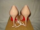 100% AUTHENTIC NEW WOMEN LOUBOUTIN FIFILLE 100 NUDE PATENT PUMPS/HEELS US 10.5 — photo 7