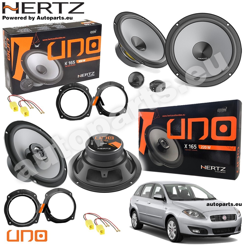 Upgrade Casse Fiat Croma Hertz K+X165: Miglior Rapporto Prezzo/Qualità