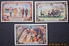 MONTSERRAT ~ S.G. 396 - 398 ~ 1977 SILVER JUBILEE STAMPS OMNIBUS ~ VFU #04930