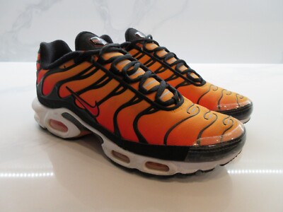 2018 Nike Air Max Plus TN OG SZ 9 Sunset Pimento Orange Black Tiger BQ4629-001