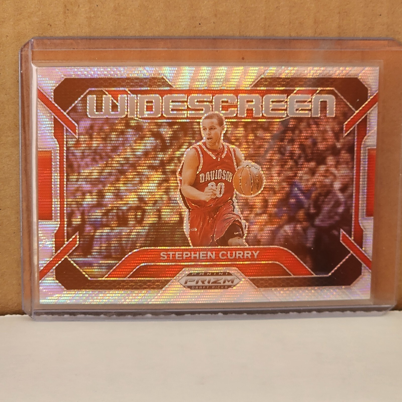 Stephen Curry 2024 Prizm Draft Picks Wave Prizm Widescreen #38/99 Davidson