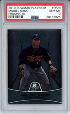 Miguel Sano 2010 Bowman Platinum Prospects #PP28 Rookie (Twins) PSA 10 GEM MT