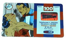 TIM SCHEDA PER RICARICA TELEFONICA LIRE 100.000 - FUMETTI DA COLLEZIONE  1999
