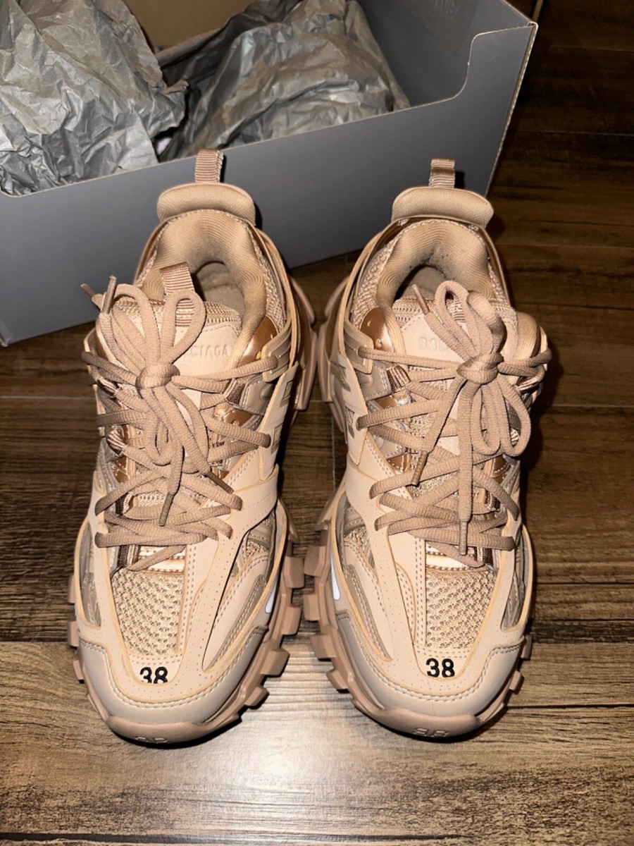 【関税&送料込】Balenciaga Low Track Beige Trainer Size 8 - Balenciaga Track.2 Trainer Beige | eBay