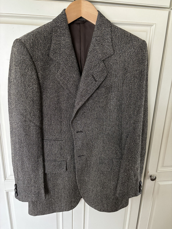 Dolce & Gabbana vintage brown tweed blazer