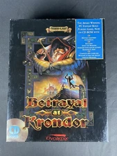 Vintage Betrayal at Krondor PC CD ROM by Dynamix-Sierra Great Condition!
