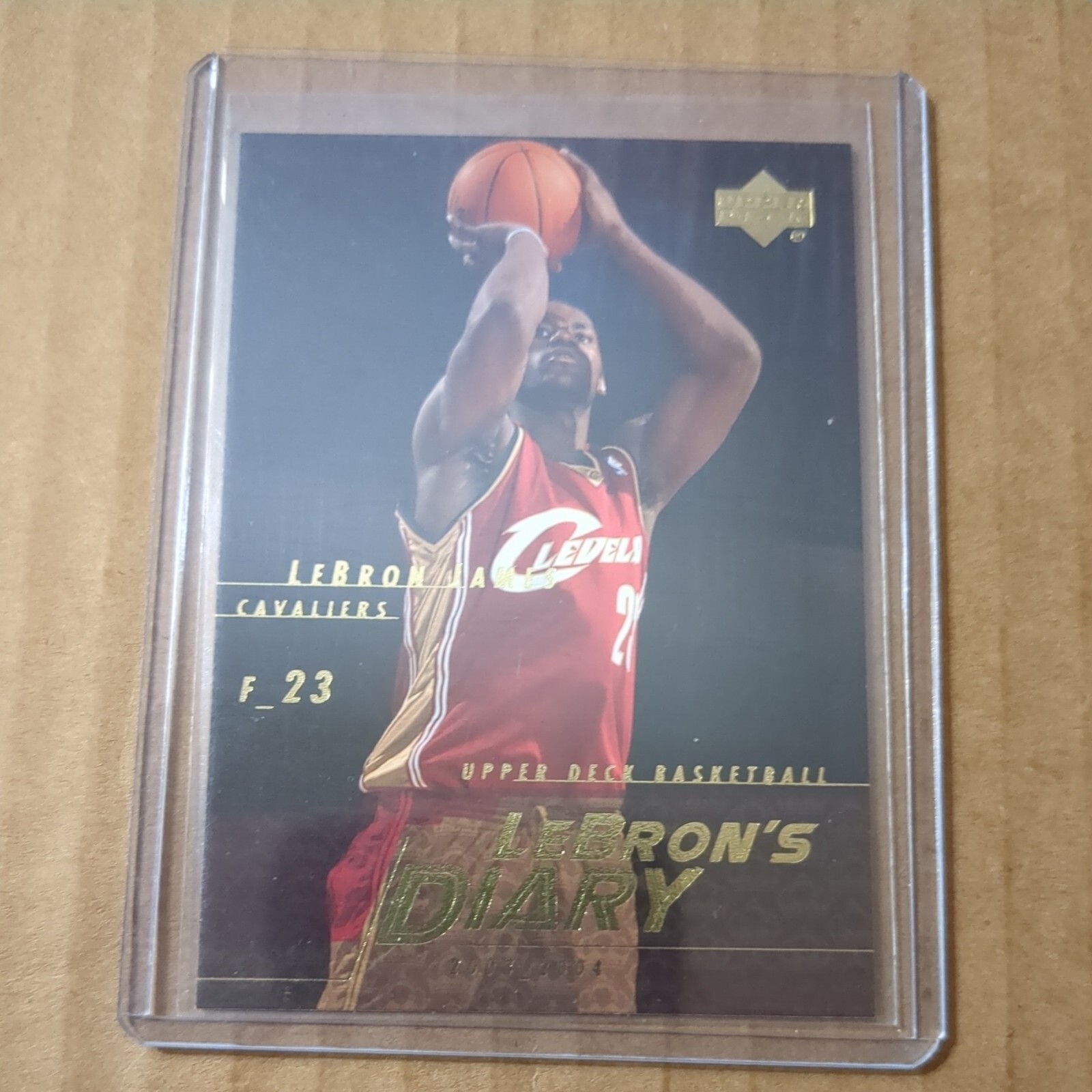 LeBron James RC Cleveland Cavaliers 2003-04 Upper Deck LeBron's Diary #LJ12 NBA