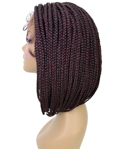 LUXLUXE Tiara gerade 12 Zoll lang 4X4 handgebundene Spitze geflochtene Perücke, BLB-0140 - Bild 96 von 128
