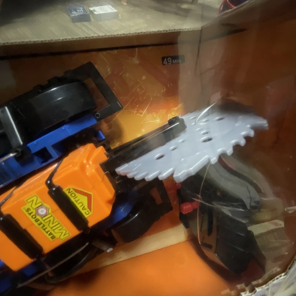 Hasbro Battle Bots Custom Series Rc Juego Set Tiger Electronics 2001 Minion Nuevo de Lote Antiguo Foto 3 de 4