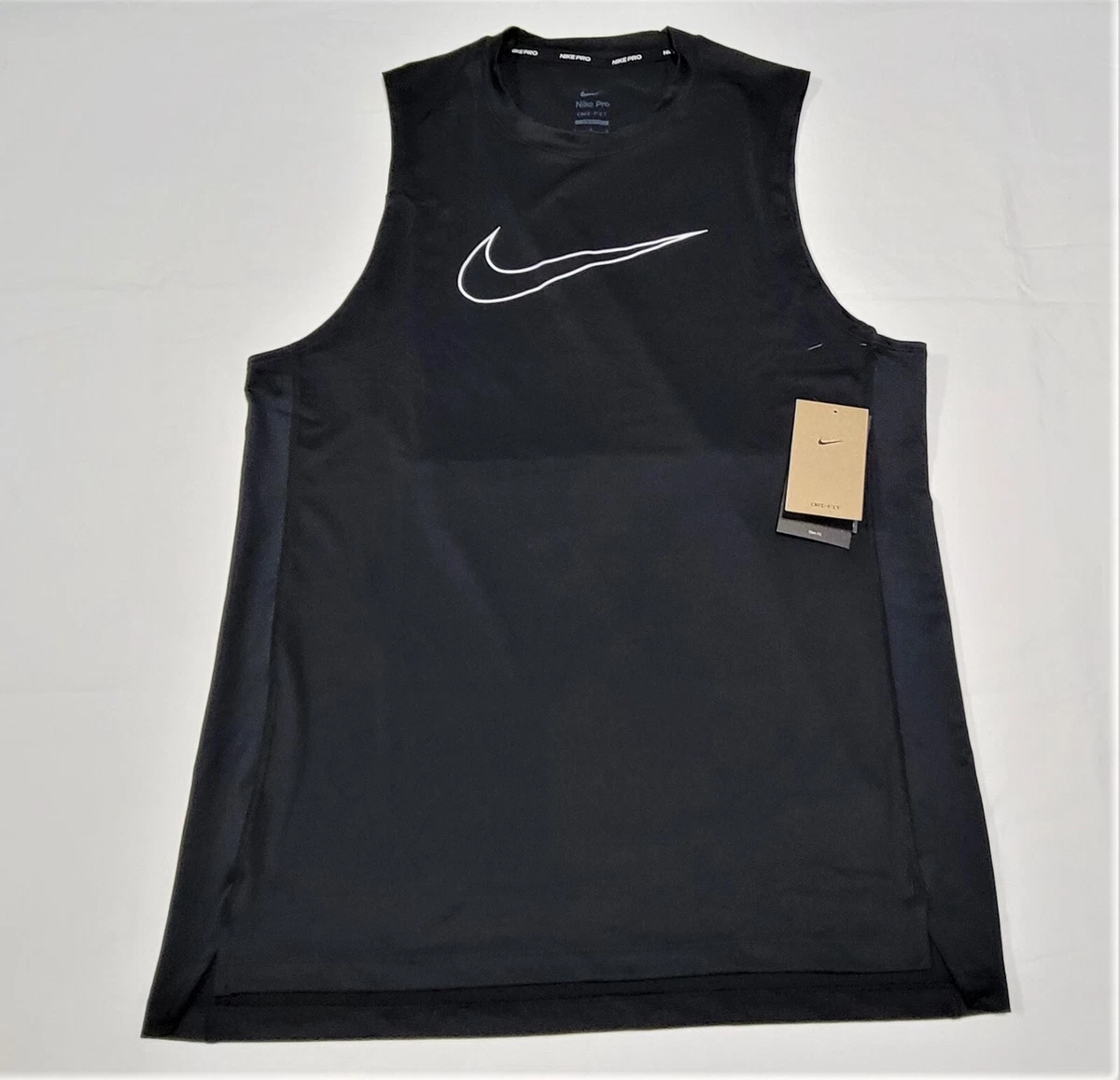 Nike Pro Dri-FIT Men's Slim Fit Sleeveless Top DD1977-010 Black