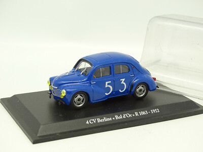 Eligor Presse 1/43 - Renault 4CV Limousine Bol d'Or R1063 1952