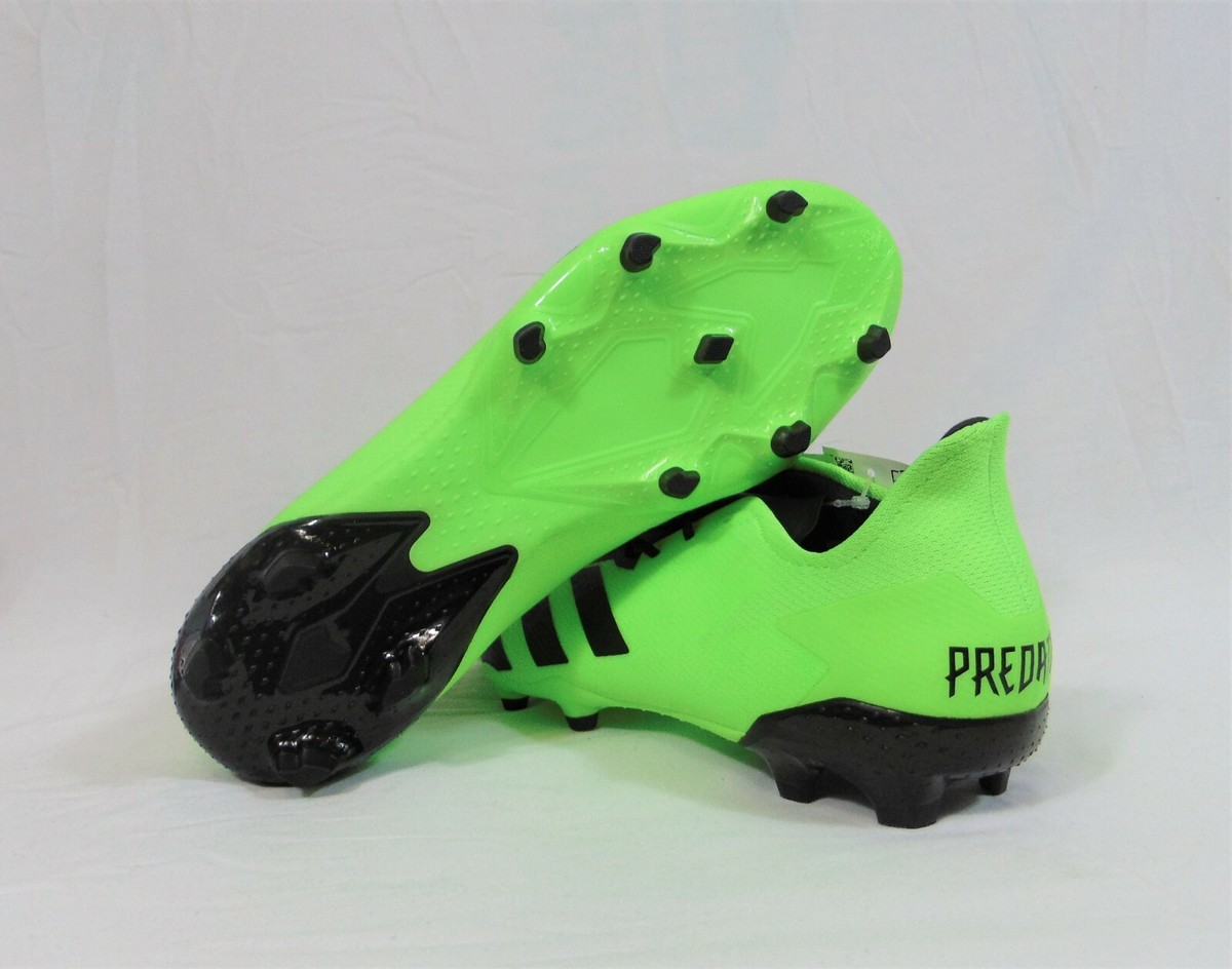 Adidas Predator 20.2 FG Demonskin Green & Black Soccer Cleats Sz 9