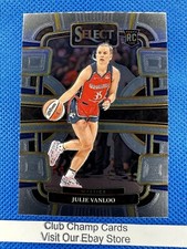 2024 #57 Julie Vanloo Panini WNBA Select Concourse Base RC Mystics